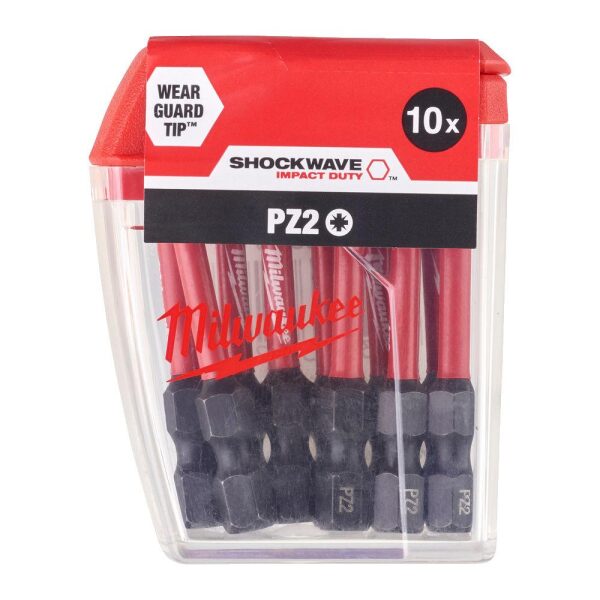 BITS SHOCKWAVE PZ2X50MM CD 10P , Milwaukee - Bilde 2
