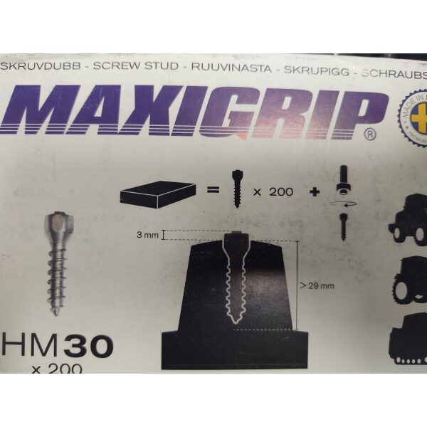 Maxi Grip Hardmetallpigg 30Mm - 200 Stk - Bilde 2