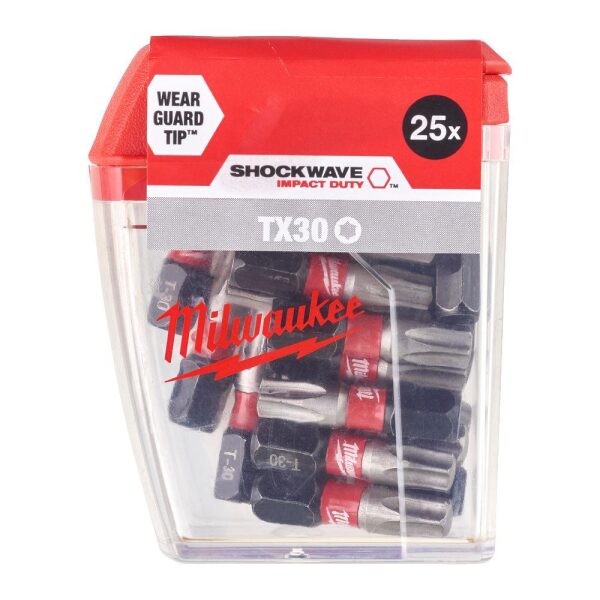 BITS SHOCKWAVE TX30X25MM CD 25P , Milwaukee - Bilde 2