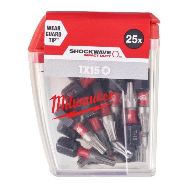 BITS SHOCKWAVE TX15X25MM CD 25P , Milwaukee - Bilde 2