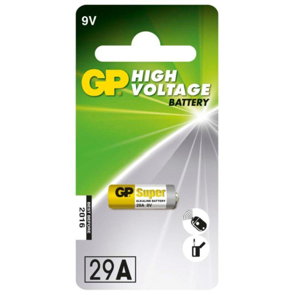 Batteri 29A  Super Alkaline, 9V, GP - Bilde 2