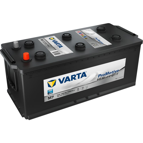 Varta Promotive Black Batteri 12V 180AH 1100CCA (513x223x200/223mm) +høyre M7