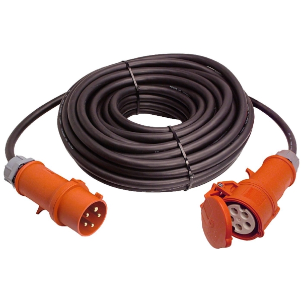 Skjøtekabel 5G2,5- 20 Mtr - 3-Fas, 400V - 16A