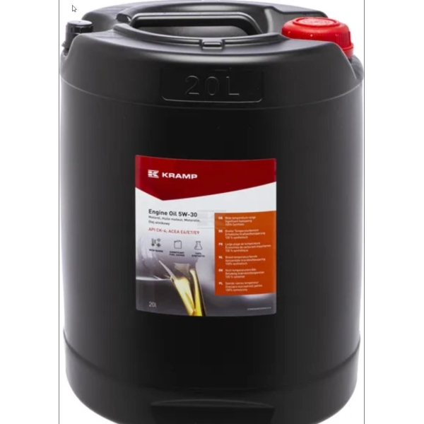 Motorolje 5W-30, 20 ltr, Kramp