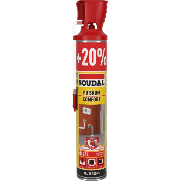 Skum Pu Genius 720 Ml - All Season, Soudal