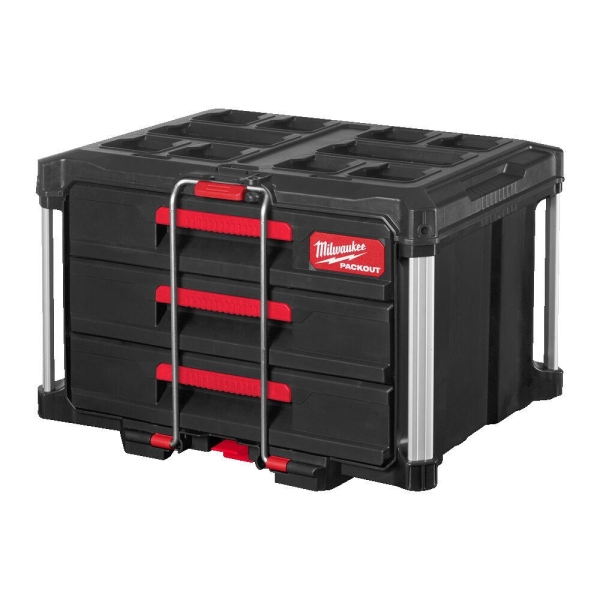 KOFFERT MED 3 SKUFFER PACKOUT , Milwaukee