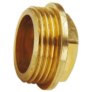 Plugg, messing G 1-1/4" Gul