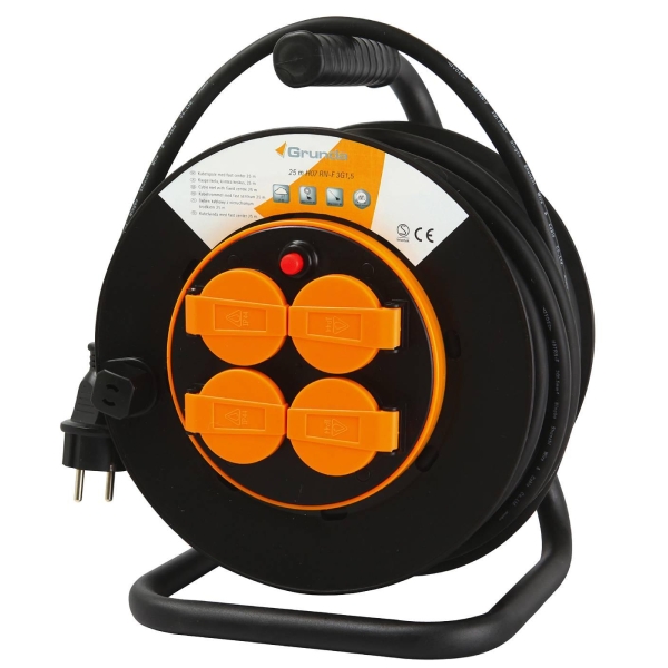 Kabeltrommel 25M Fast Senter