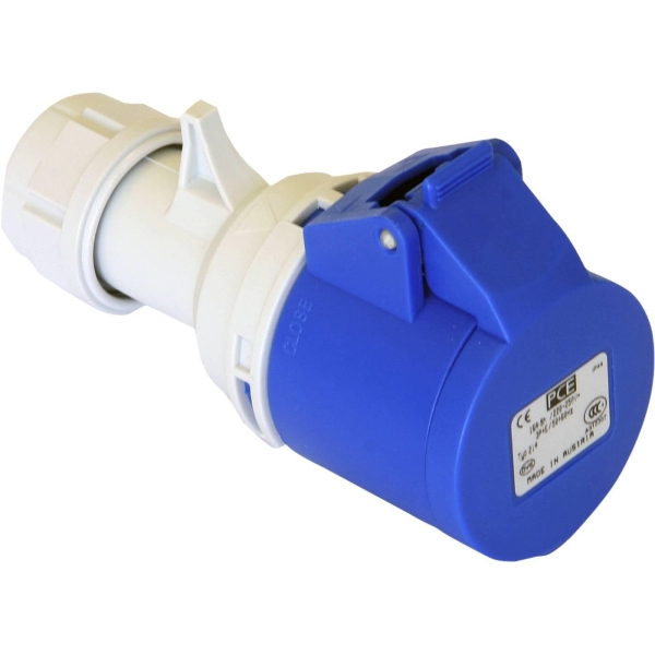 Skjøtekontakt Rund 32A/230V 332-9Pce