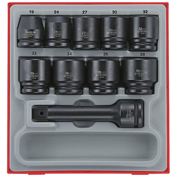 Kraftpipesett 3/4 Ttd9416, Teng Tools