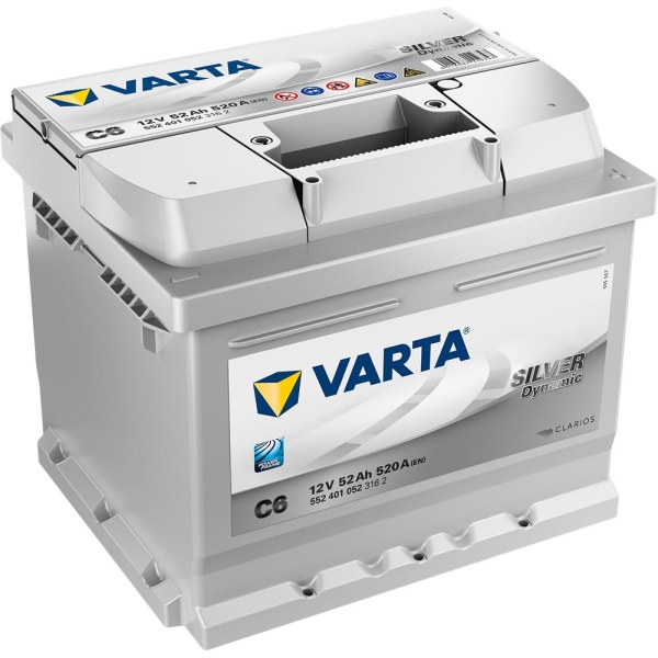 Varta Silver Dynamic Batteri 12V 52Ah 520Cca