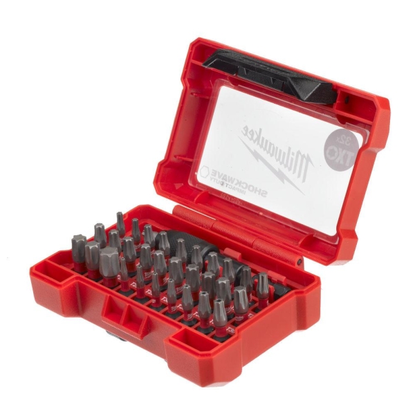BITS SETT SHOCKWAVE TORX CD 32P , Milwaukee