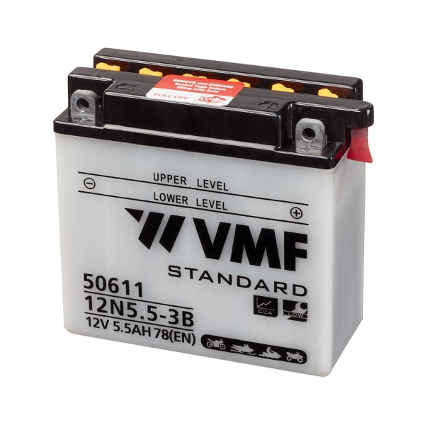 VMF Startbatteri 12N5,5-3B 78 cca (137x61X131)