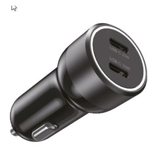 Strømuttak 12/24V 66W 2 x USB-C