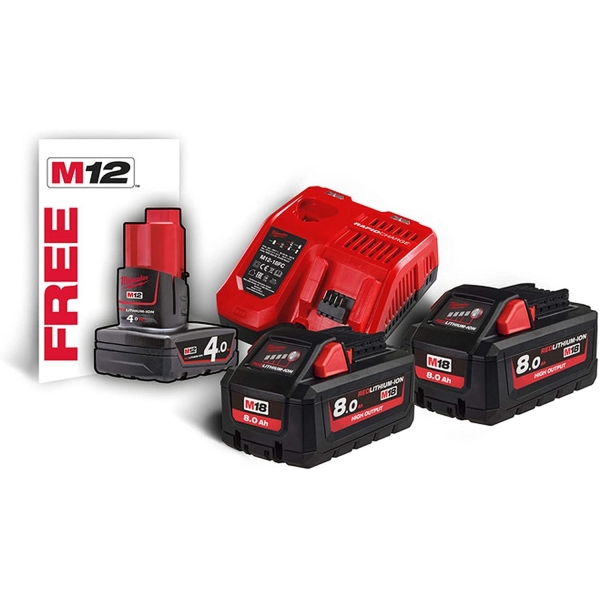 BATTERISETT M18 HNRG-802 , Milwaukee