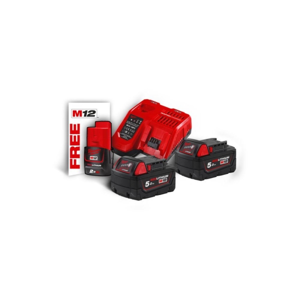 BATTERISETT M18 NRG-502 , Milwaukee