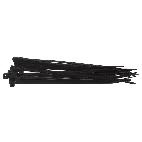 Strips/Buntebånd 540X7.5 Mm Svart - 100 Stk