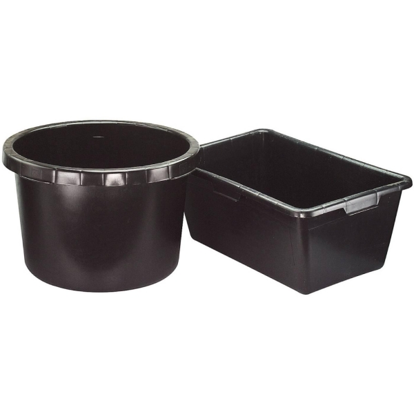 Murbalje Rund 45 L Sort