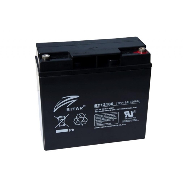 Startbatteri Ritar Agm 12V 18Ah - 181X77X167 M5