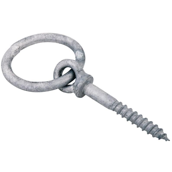Øyebolt M/Tregjenger 10X75 mm - Varmgalv