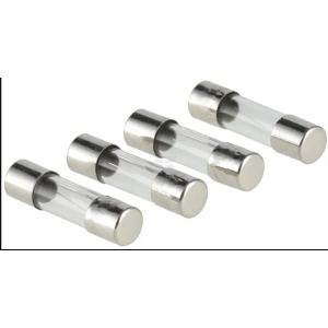 Glassikring 3A x 20 mm - 4 stk, Kramp