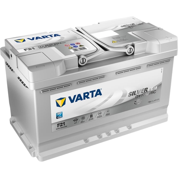 Varta Silver Dynamic Agm Batteri 12V 80Ah 800Cca