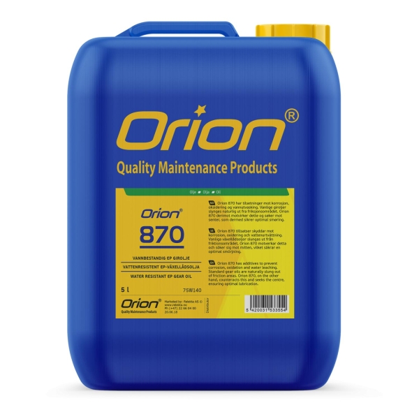 Orion 870 SAE 80W90 Gearoil -       1 Ltr 7090002665836