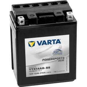 Varta Agm Mc Batteri 12V 12Ah 210Cca Ytx14Ah-Bs