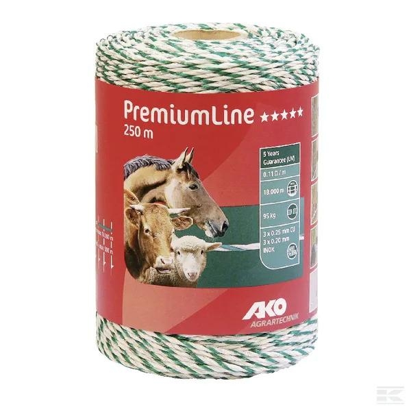 Polytråd 3 mm Premium - 250 mtr - Gjerdetråd, Ako
