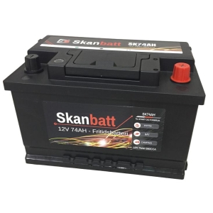 Skanbatt startbatteri 12V 74Ah 680Cca