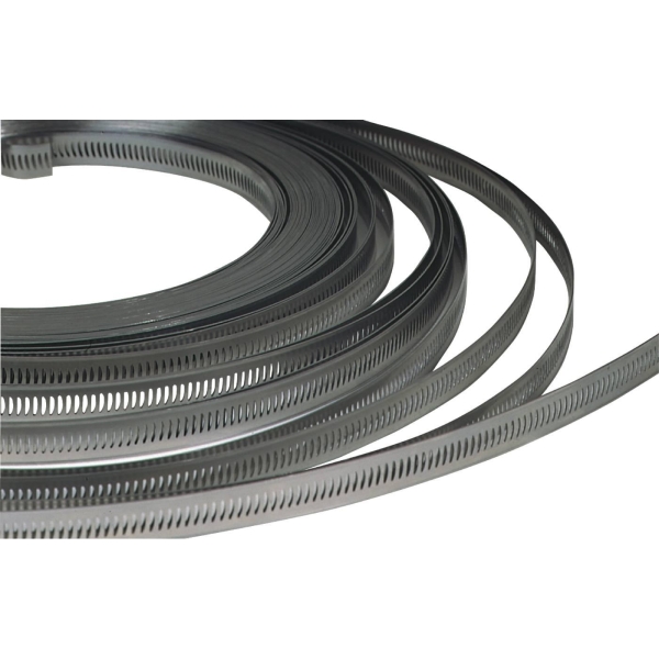 Slangeklemmebånd Rustfritt Uten Skjøt Rfr - 2 Mtr / 7 Mm