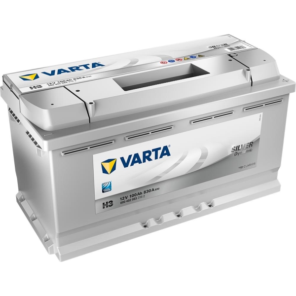 Varta Silver Dynamic Batteri 12V 100Ah 830Cca