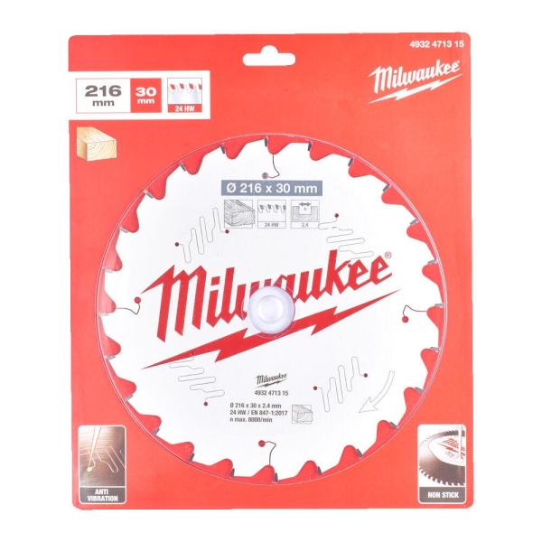 SIRKELSAGBL MS W216X30X2,4X24 , Milwaukee