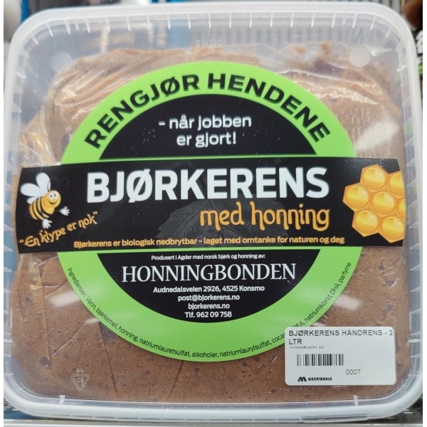 Bjørkerens Håndrens - 2 Ltr