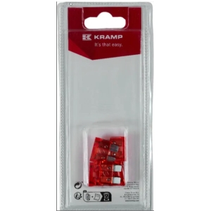 Flatsikring 10A x 20 mm - 6 stk, Kramp