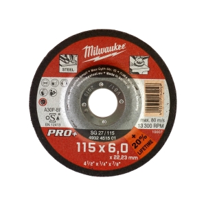 SLIPESKIVE METALL SG 27/115X6 PRO+ , Milwaukee