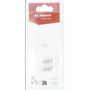 Glassikring 5A x 20 mm - 4 stk, Kramp