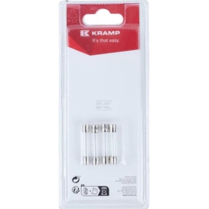 Glasikring 10A x 32 mm - 4 stk, Kramp