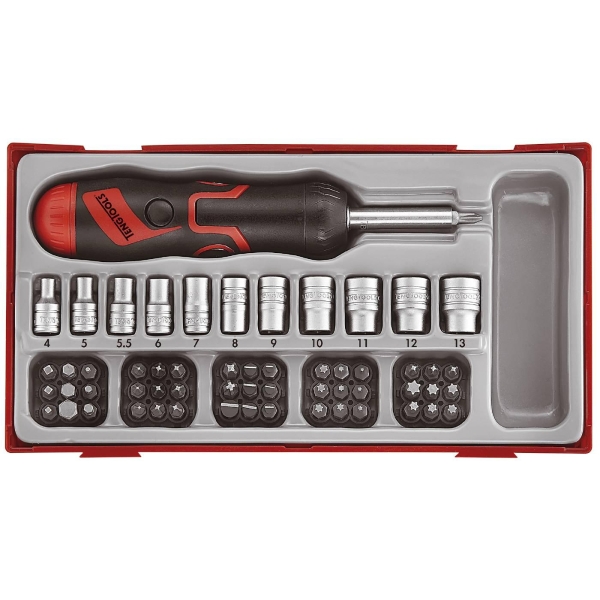 Bitsskrutrekkersett TTMDRT64, Teng Tools