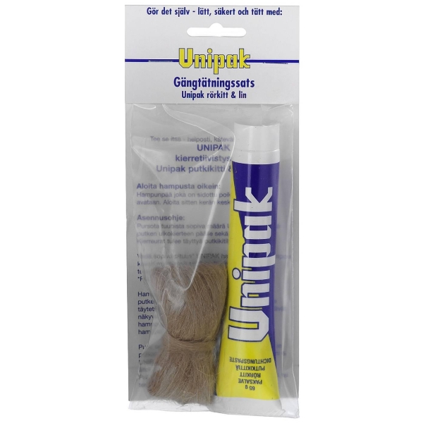 Gjengetetningssett 65 g m/stry, Unipak