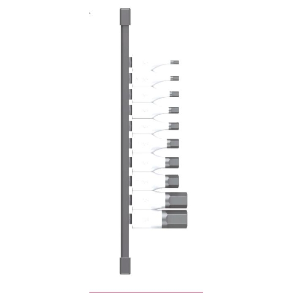 BITS PIPE HEX 1/2” SETT 10DEL , Milwaukee