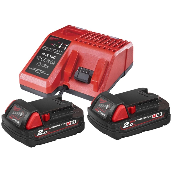 BATTERISETT M18 NRG-202 , Milwaukee