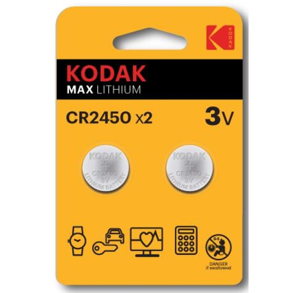 Batteri Cr2450 -2 Stk