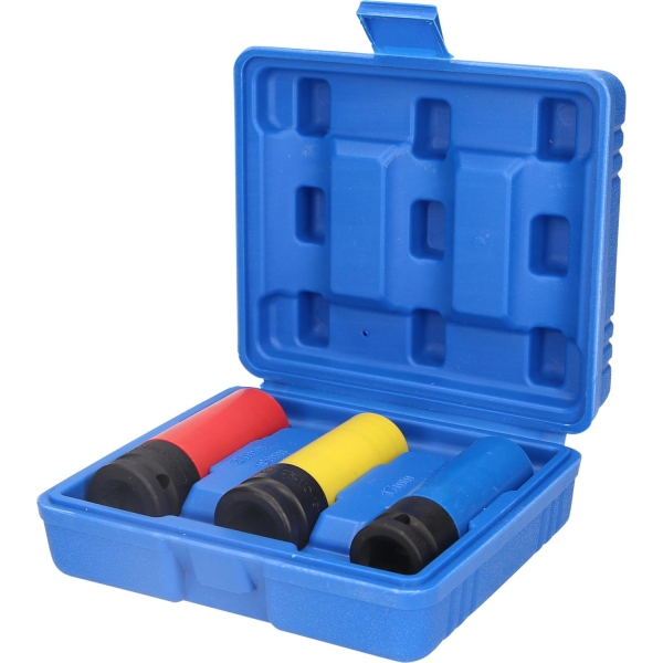 Kraftpipesett 1/2"  17, 19 og 21 mm for felg, Kstools