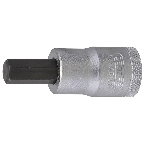 Gedore Utvendig Sekskantpipe/Unbrako 1/2" 19 Mm