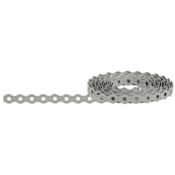 Patentband Grå 12 mm - 3 mtr, MFT