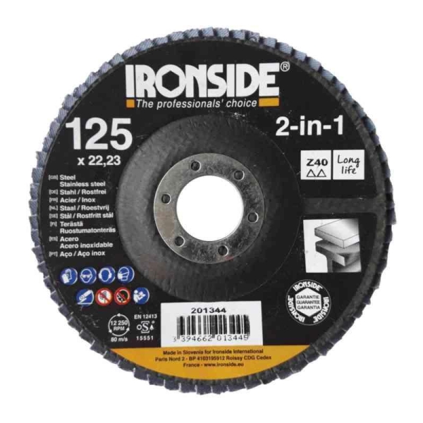 Lamellrondell K40 Convex 2 i 1, Ironside