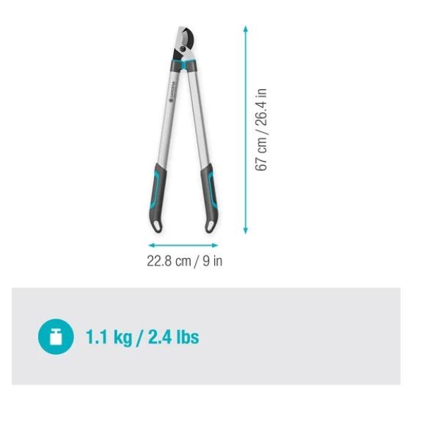 Grensaks EasyCut L, sideskjær, Gardena - Bilde 2