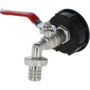IBC Adapter med 3/4" kran