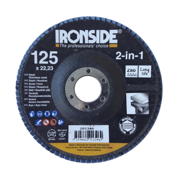 Lamellrondell K80 Convex 2 i 1, Ironside